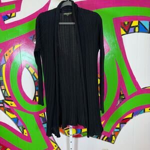 Eddie Bauer, Waffle Chunky Knit Long Sleeve Duster Sweater. Size Medium.